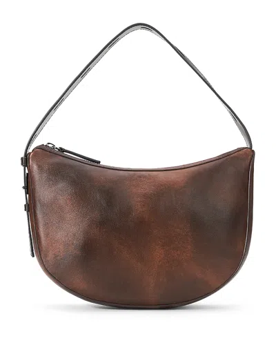 Staud Levi Suede Top Handle Bag In Blue
