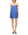 Staud Lidia Mini Dress In Deep Sea