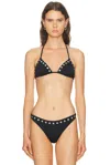 Staud Lido Bikini Top In Black