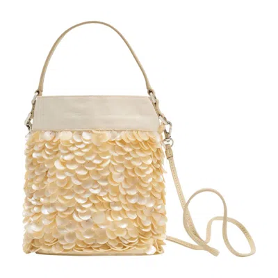 Staud Lila Mini Bag In Beige