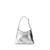 Staud Linda Shoulder Bag In Silver