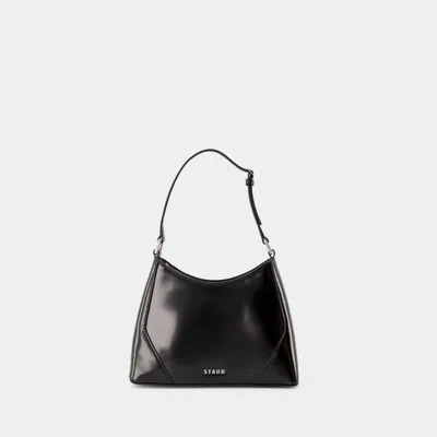 STAUD LINDA SHOULDER BAG - STAUD - LEATHER - BLACK