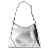 Staud Linda Shoulder Bag In Silver