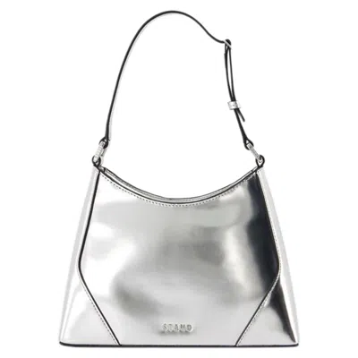 Staud Linda Shoulder Bag -  - Leather - Silver
