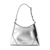 Staud Linda Shoulder Bag In Silver