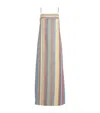 Staud Laura Stripe Linen Maxi Sundress