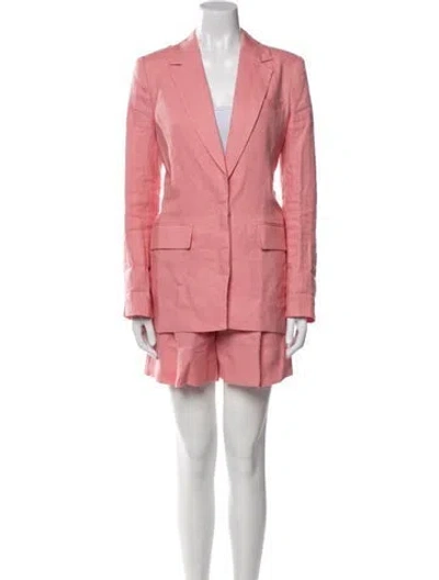 Pre-owned Staud Linen Shorts In Pink