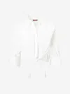 Staud Lisa Cotton Top In White