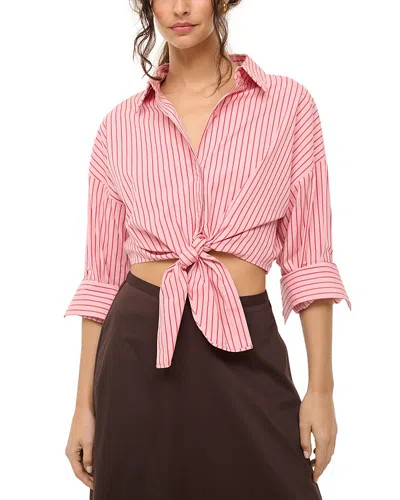 Staud Lisa Tie Front Top