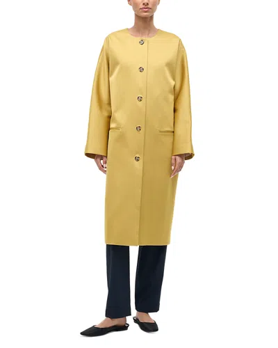 Staud Liz Coat In Yellow