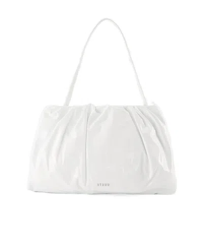 Staud Logo Handbag In White