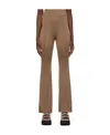 Staud Tan Moonstone Lounge Pants In Brown
