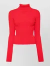 Staud Roll-neck Top In Pink