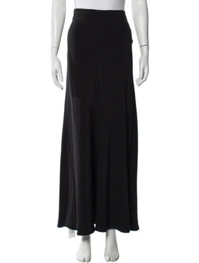 Pre-owned Staud Long Skirt In Black
