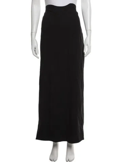 Pre-owned Staud Long Skirt In Black