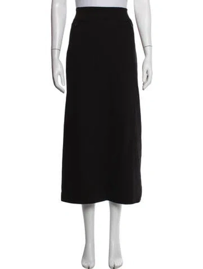 Pre-owned Staud Long Skirt In Black
