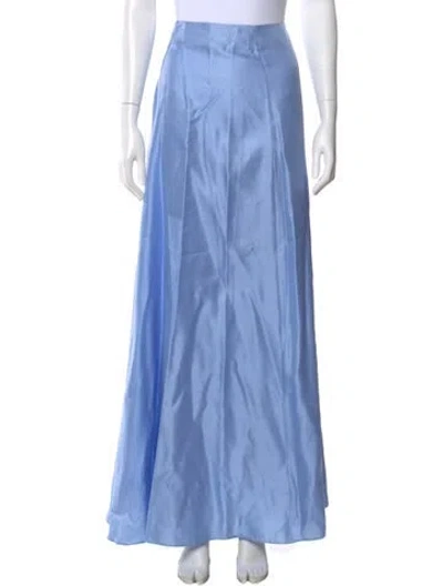 Pre-owned Staud Long Skirt In Blue