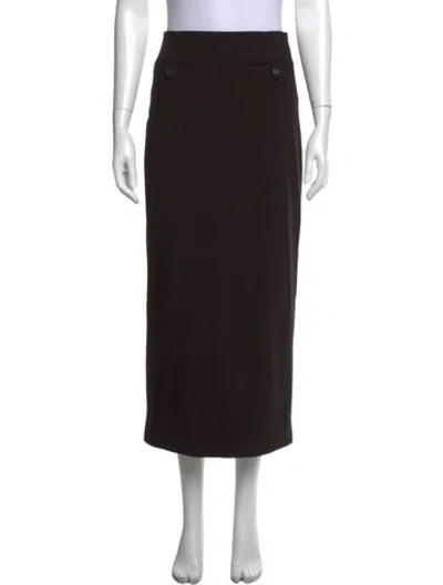 Pre-owned Staud Long Skirt In Blue