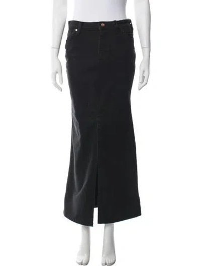 Pre-owned Staud Long Skirt W/ Tags In Black