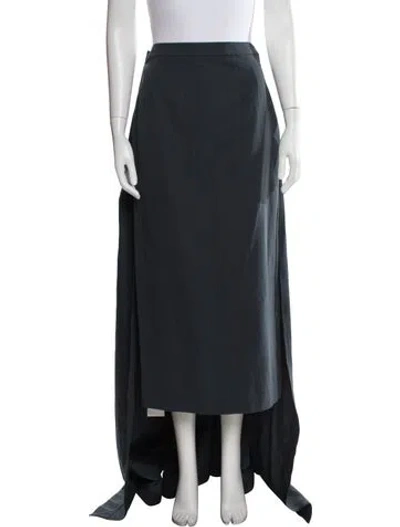 Pre-owned Staud Long Skirt W/ Tags In Blue