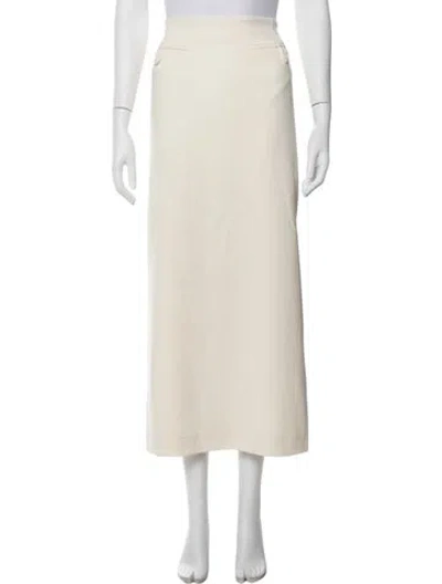 Pre-owned Staud Long Skirt W/ Tags In Neutrals