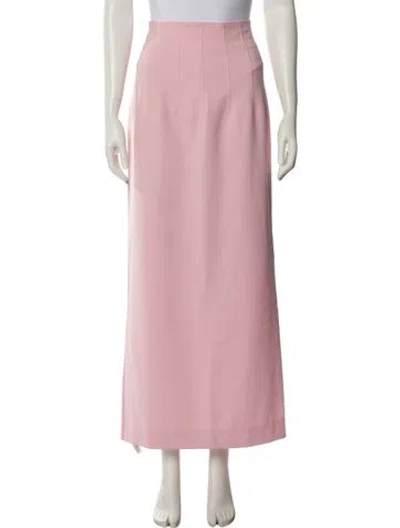 Pre-owned Staud Long Skirt W/ Tags In Pink