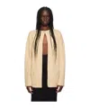 Staud Carry On Cardigan In Nude