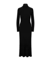 Staud Long-sleeved Dress In Black
