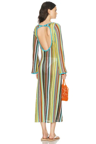 Staud Lorena Dress In Multi