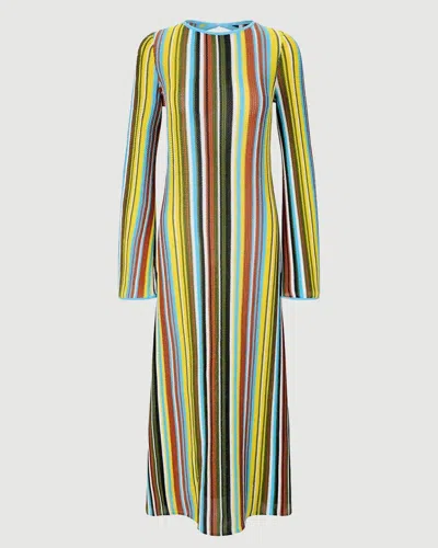 Staud Lorena Dress In Multi