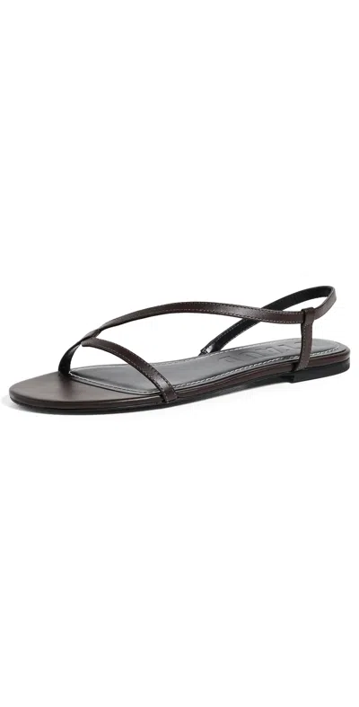 Staud Louden Sandals Espresso In Brown