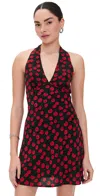 Staud Lucca Tomato-print Mini Dress