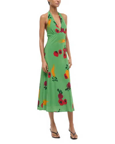 STAUD LUCCA SILK DRESS