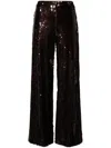 Staud Luke Palazzo Pants In Brown