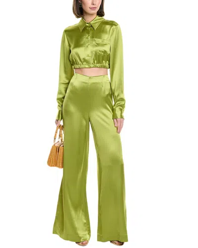 Staud Luke Pant In Green