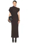 Staud Mabel Dress In Brown