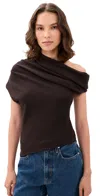 Staud Mabel Sweater Earth In Black
