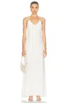 Staud Machu Silk Dress In Ivory