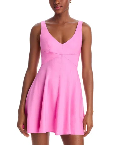 Staud Madison Mini Dress In Pink