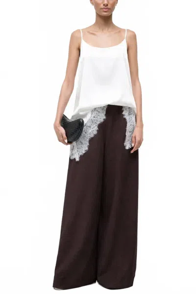 Staud Magpie Pant In Earth In Brown