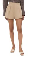 Staud Magpie Shorts Stone In Stone