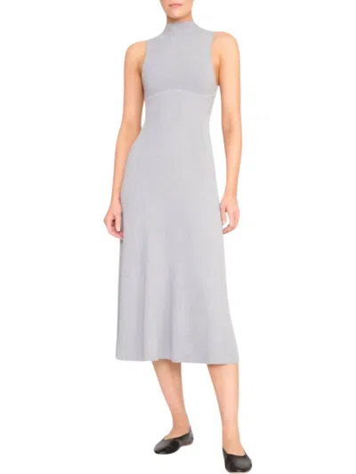 Staud Malachite Dress In Speckle Grey In Multi