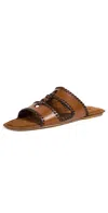 Staud Mara Sandals Tabac In Brown