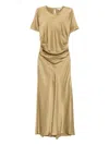 Staud Marcel Dress In Gold