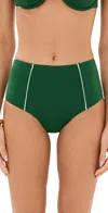 Staud Marina Bikini Bottoms Jungle/white In Jungle/white