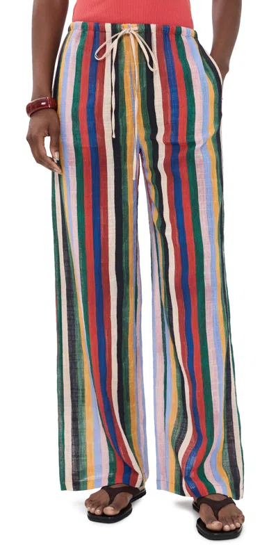 STAUD MATEO PANTS ARTIST STRIPE