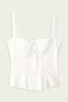 Staud Lou Top White Eyelet