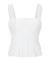 Staud Matilde Vest In White