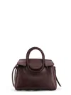 Staud Maude Leather Crossbody Bag In Brown
