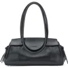 Staud Maude Leather Shoulder Bag In Black